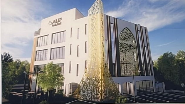 So könnte die neue Moschee in Freistadt aussehen, dieses Bild präsentierte der Verein der ...