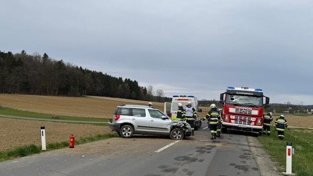 Ein 83-Jähriger wurde bei dem Unfall verletzt.