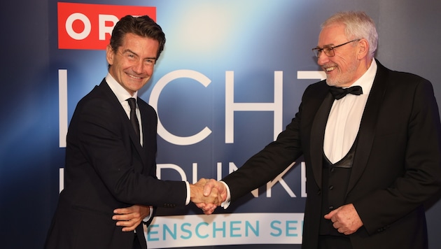 Best of Friends: Suspended Director General Roland Weißmann and Head of Security Pius Strobl, ...