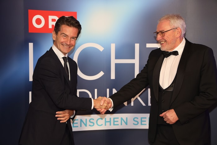 Ziemlich beste Freunde: Der beurlaubte Generaldirektor Roland Weißmann und Sicherheitschef Pius ...