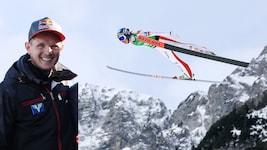 Thomas Morgenstern ist einer von fünf Kapitänen beim Red Bull Target Jumping in Zakopane am 1. ...