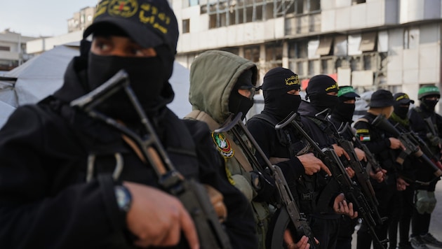 Mitglieder der Hamas und des Islamischen Dschihad im Gazastreifen