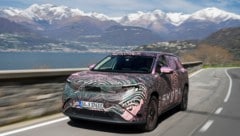 Die „Krone“ konnte den Škoda Peaq bereits fahren – allerdings noch im Tarnkleid.