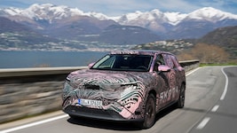 Die „Krone“ konnte den Škoda Peaq bereits fahren – allerdings noch im Tarnkleid.