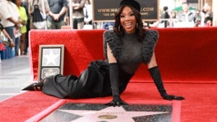 Für Sängerin Brandy ging mit dem Stern auf dem „Walk of Fame“ ein Kindheitstraum in Erfüllung.