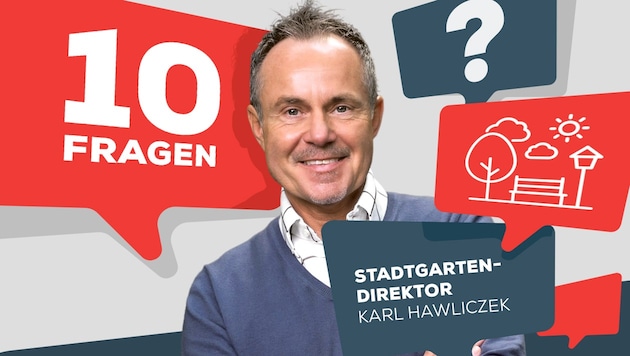 Wiens Stadtgartendirektor Karl Hawliczek ist Herr über die städtischen Grünflächen – und denkt ...