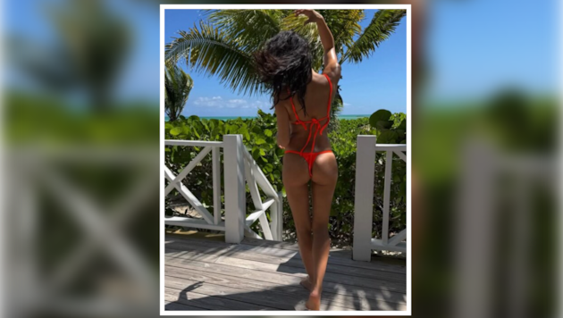 Irina Shayk mag es im Urlaub knapp und knackig!