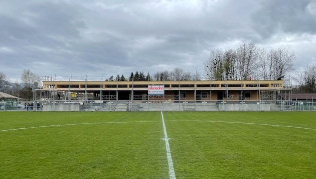 Am Werden: das neue Clubheim in Dornbirn-Rohrbach.