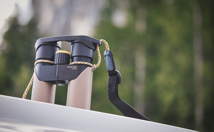 Das CL Companion-Testfernglas in der für Swarovski Optik untypischen, jedoch modernen ...