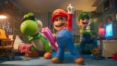 Mario und Luigi sind im neuen Film erstmals mit dem Dinosaurier Yoshi unterwegs, was ...