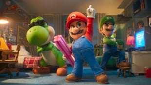 Mario und Luigi sind im neuen Film erstmals mit dem Dinosaurier Yoshi unterwegs, was ...
