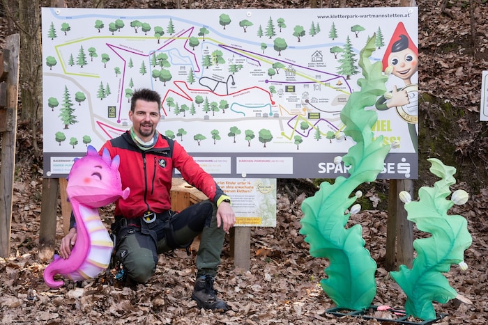 Für die ganz kleinen gibt es einen neuen Märchenparcour – samt Mini-Flying Fox