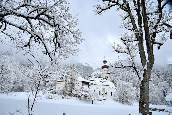 Winter-Romantik in der Osterwoche in Gnadenwald, das würde man sich zu Weihnachten wohl ...