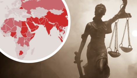 Noch sehr viele Länder halten an der Todesstrafe fest.