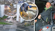 Der Blindgänger hatte sich in der Nähe des Bahnhofs tief ins Erdreich gebohrt und wurde nach ...