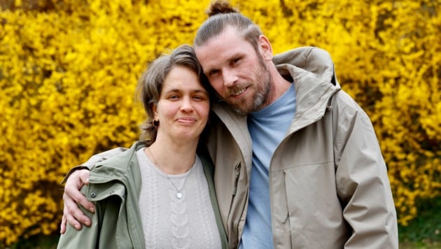 Sabine Ehgartner mit ihrem Ehemann Hannes