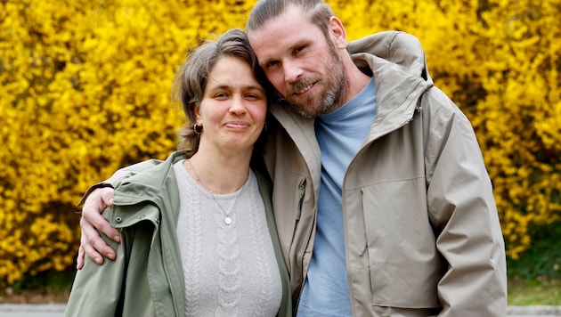 Sabine Ehgartner mit ihrem Ehemann Hannes