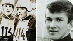 Mit 17 Jahren kürte sich Manfred Stengl (li. neben Josef Feistmantl) zum Rodel-Olympiasieger.