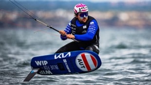 Valentin Bontus holte EM-Silber im Kitesurfen..