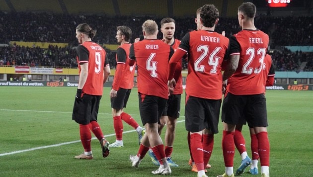 Das ÖFB-Team jubelte über den 1:0-Heimsieg gegen Südkorea.