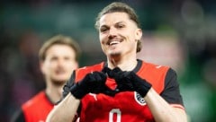 Ein Herz für Österreich: Marcel Sabitzer steht vor seinem 100. Spiel für das Nationalteam.