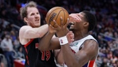 Für Jakob Pöltl (l.) setzte es eine Niederlage.