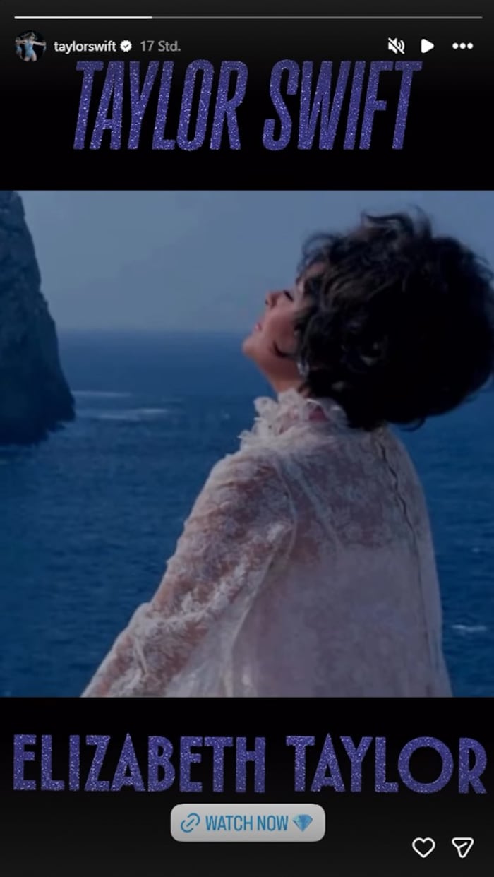Mit einem kurzen Ausschnitt des Musicvideos machte Taylor Swift ihre Fans in ihrer ...