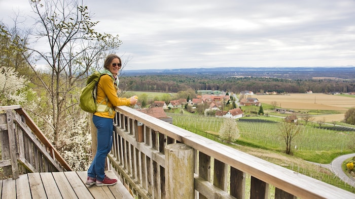 Aussichtspunkte gewähren einen herrlichen Weitblick über die malerische Hügellandschaft.