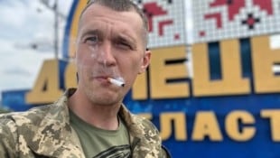 Iurii Gudymenko während seiner Zeit als Soldat