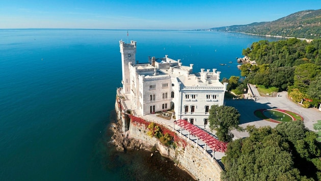 Schloss Miramare – ein Stück Habsburger-Monarchie. 20 Räume zeigen, wie einst Erzherzog ...