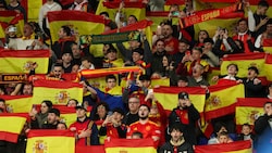 Spanische Fans beim 0:0 gegen Ägypten.