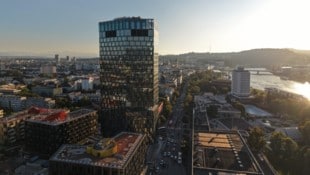 Der Quadrill Tower, in dem das neue Arcotel Tabakfabrik beheimatet ist, könnte ein neues Linzer ...