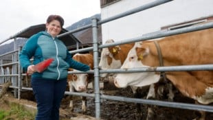 Katharina Seywald hat 35 Kühe. Der Verkauf von Schlachtvieh sei derzeit in Ordnung, aber die ...