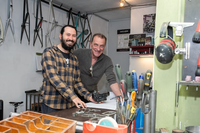 Gemeinsam mit Partner Michael von Capo RadTech wird jeder Kunde genau vermessen und Capo RadTech ...