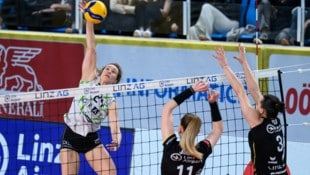 Maya Jensterle (li.) spielt aktuell in Topform.