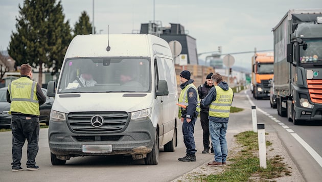 Bei den Kontrollen wurden massive Mängel bei Kleintransportern festgestellt.
