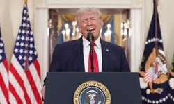 Die Rede zur Nation dauerte nur 20 Minuten – Trump hielt sich dabei stark an das Manuskript. Die ...