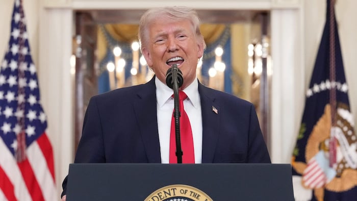 U.S. President Donald Trump refuses to comment on what will happen if the Iranians capture the ...