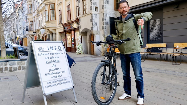 Der Grazer Christopher Stone hält nichts von der neuen Regel.