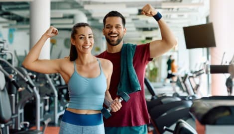 Die Muskulatur von Mann und Frau ist nicht ident.