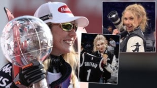 Ski-Queen Mikaela Shiffrin hatte einen Gastauftritt beim NBA-Match der Brooklyn Nets und war als ...