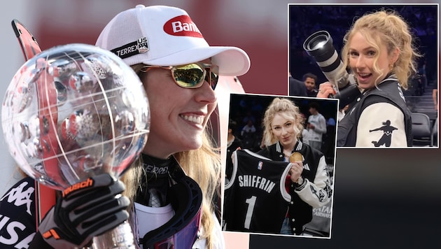 Ski-Queen Mikaela Shiffrin hatte einen Gastauftritt beim NBA-Match der Brooklyn Nets und war als ...