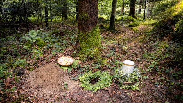 Im Klosterwald Bludesch gilt die freie Bestatterwahl: Alle Bestatter dürfen Beisetzungen ...