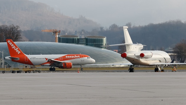 Billigflieger haben in Salzburg Vorrang vor Privatflügen