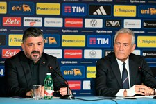Gabriele Gravina (r.) ist seinen Job los, auch Gennaro Gattuso dürfte bald seine Koffer packen.