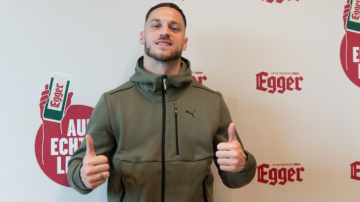 Arnautovic wurde in St. Pölten vorgestellt – nicht als Spieler des SKN, sondern als ...
