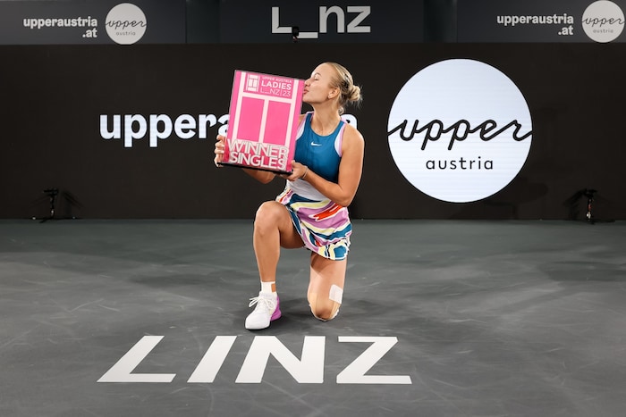 Gewann 2023 in Linz einen ihrer drei WTA-Titel: Potapova.