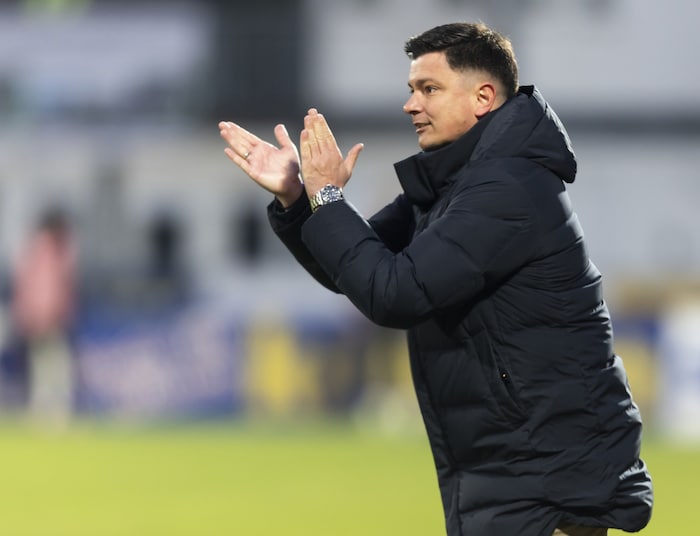 Altach-Coach Ognjen Zaric hofft auf ein besseres Ergebnis gegen Ried als im Hinspiel im ...