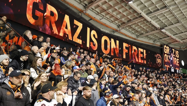 Die Grazer wollen das Feuer ihrer Fans auch auswärts lodern lassen