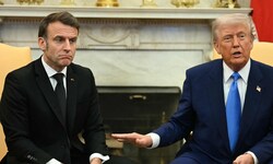 Emmanuel Macron (links) und Donald Trump (rechts) bei einem Treffen im Weißen Haus